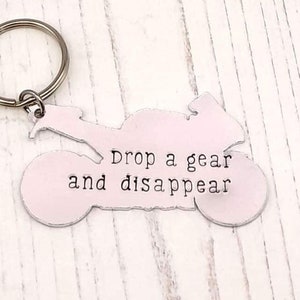 Drop A Gear Motorbike Keyring