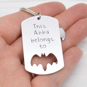 Abbu Belongs To Bat Keyring