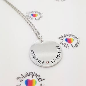 Disk Names Necklace
