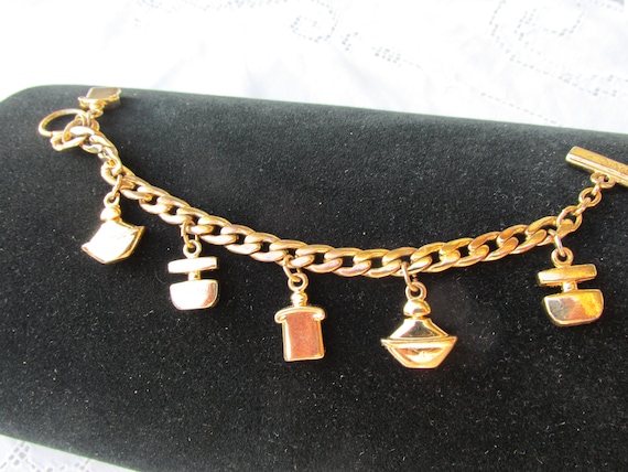 Vintage Guerlain Gold Plated, Signed  Bracelet