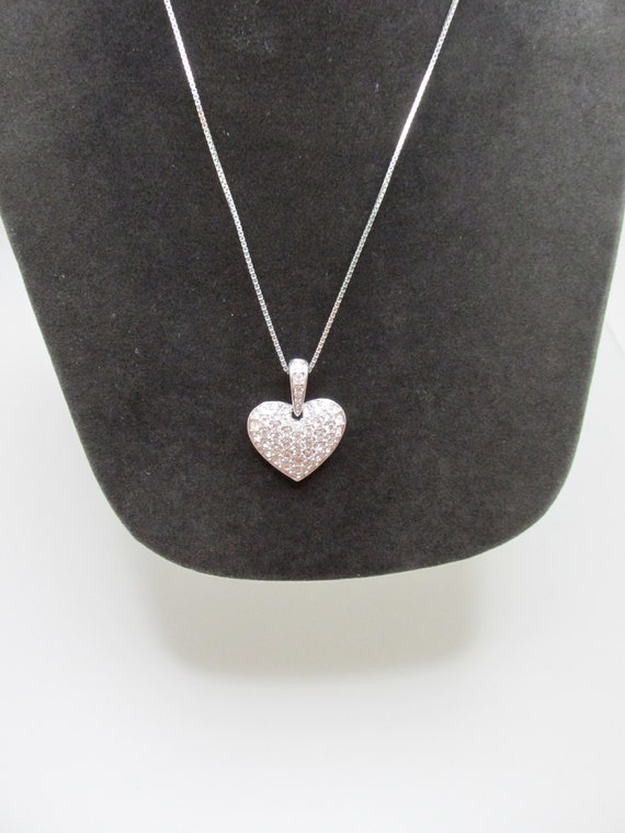 Swarovski silver heart - Gem