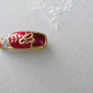 Beautiful Red Shoe Brooch