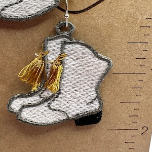 Drill Team Boot Earrings