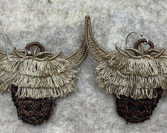 Highland Cow Earrings