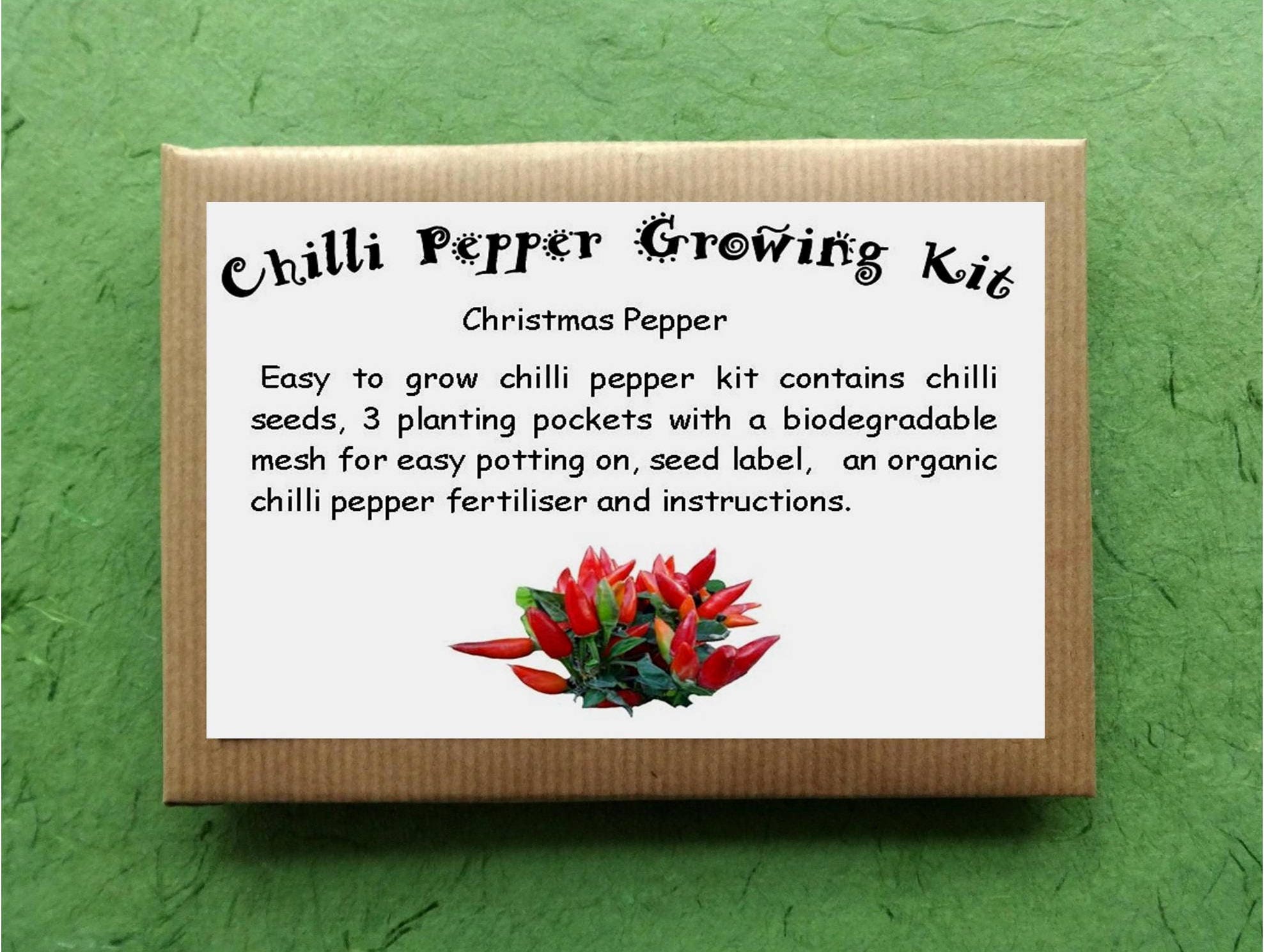 Chilli Pepper Growing Kits Etsy UK