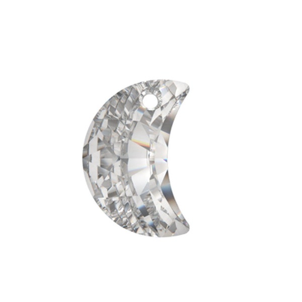 Swarovski 6722 Moon Pendant.  Article No # 6722, Crystal Moon Pendants, Available in 20mm & 30mm