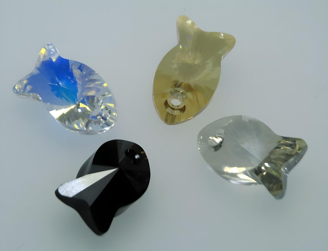 Swarovski 6727 18mm Fish Pendants. Swarovski Fish Pendant, Avai