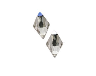 6 pcs Swarovski Crystal 2709 10mm Rhombus Flatbacks, Non Hotfix - Crystal Clear, Genuine SWAROVSKI ELEMENTS