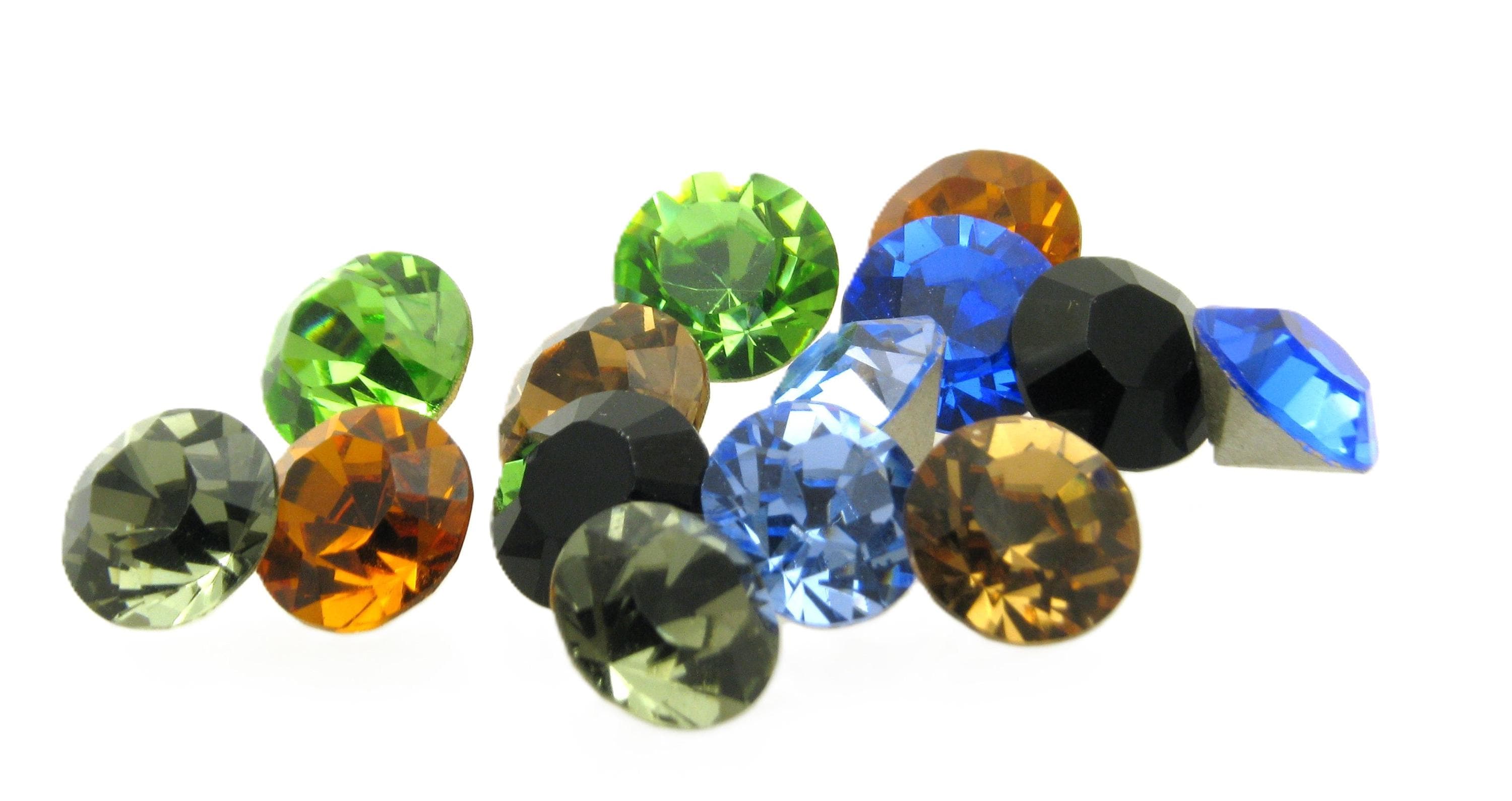 スワロフスキー　1088 クリスタル　SS45 70pcs Swarovski SS45 1088 ( 1028 ) Crystal Chaton's, Mixed Colours