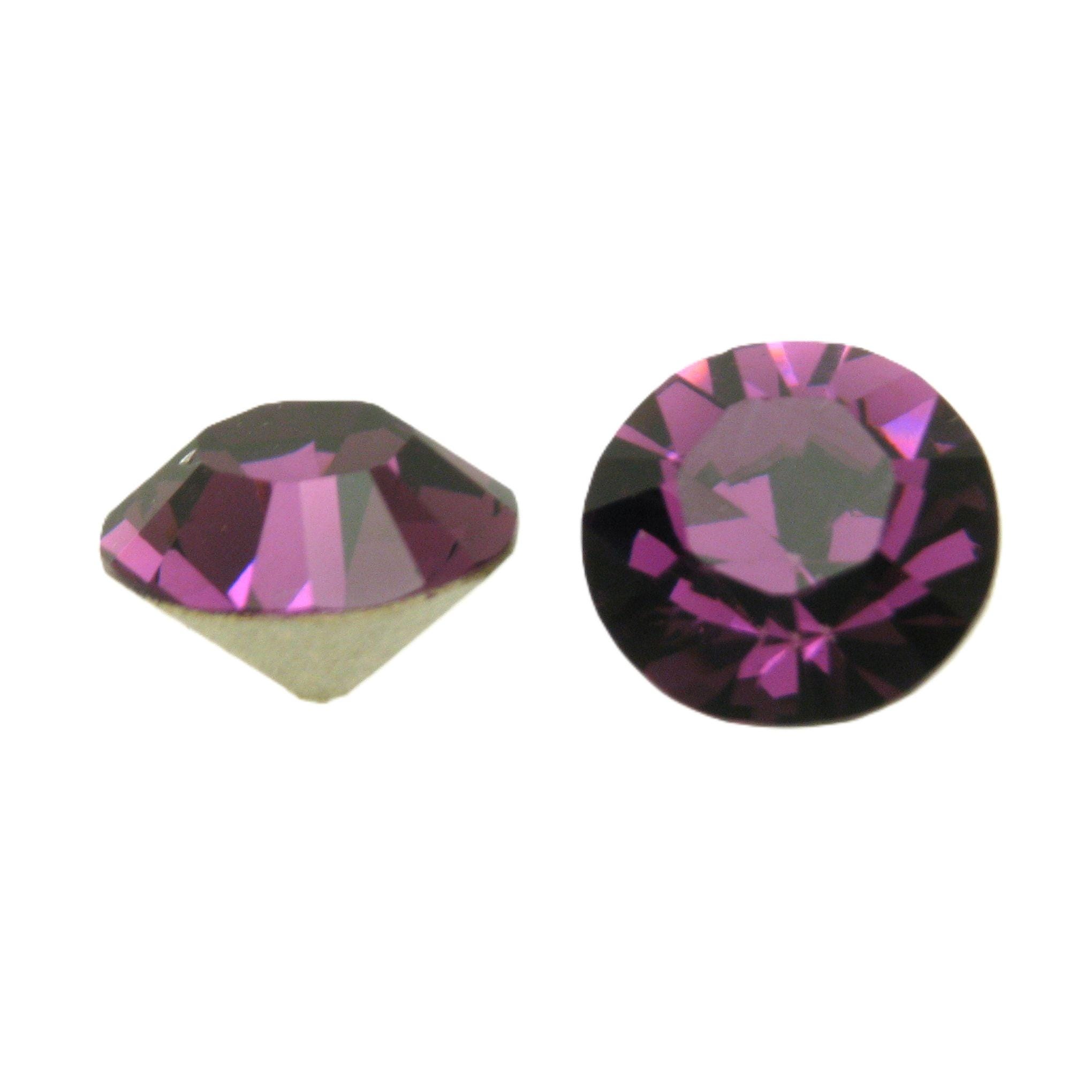 Swarovski SS45 1088 ( 1028 ) Crystal Chaton's, Red & Purple Shades