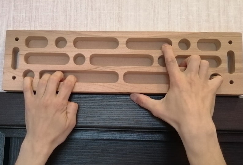 Fingerboard Hangboard Rock climbing Hang board Etsy