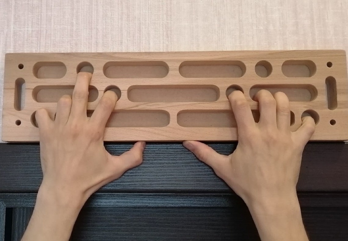 Fingerboard Hangboard Rock climbing Hang board Etsy