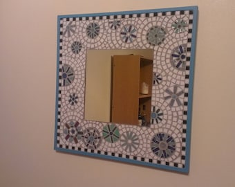handmade mosaic art mirror
