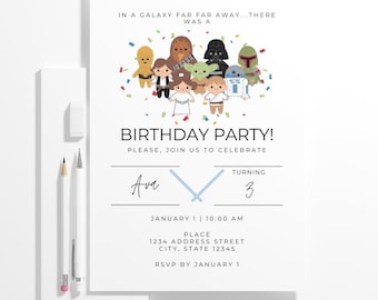 Star Wars Birthday Party Invitation