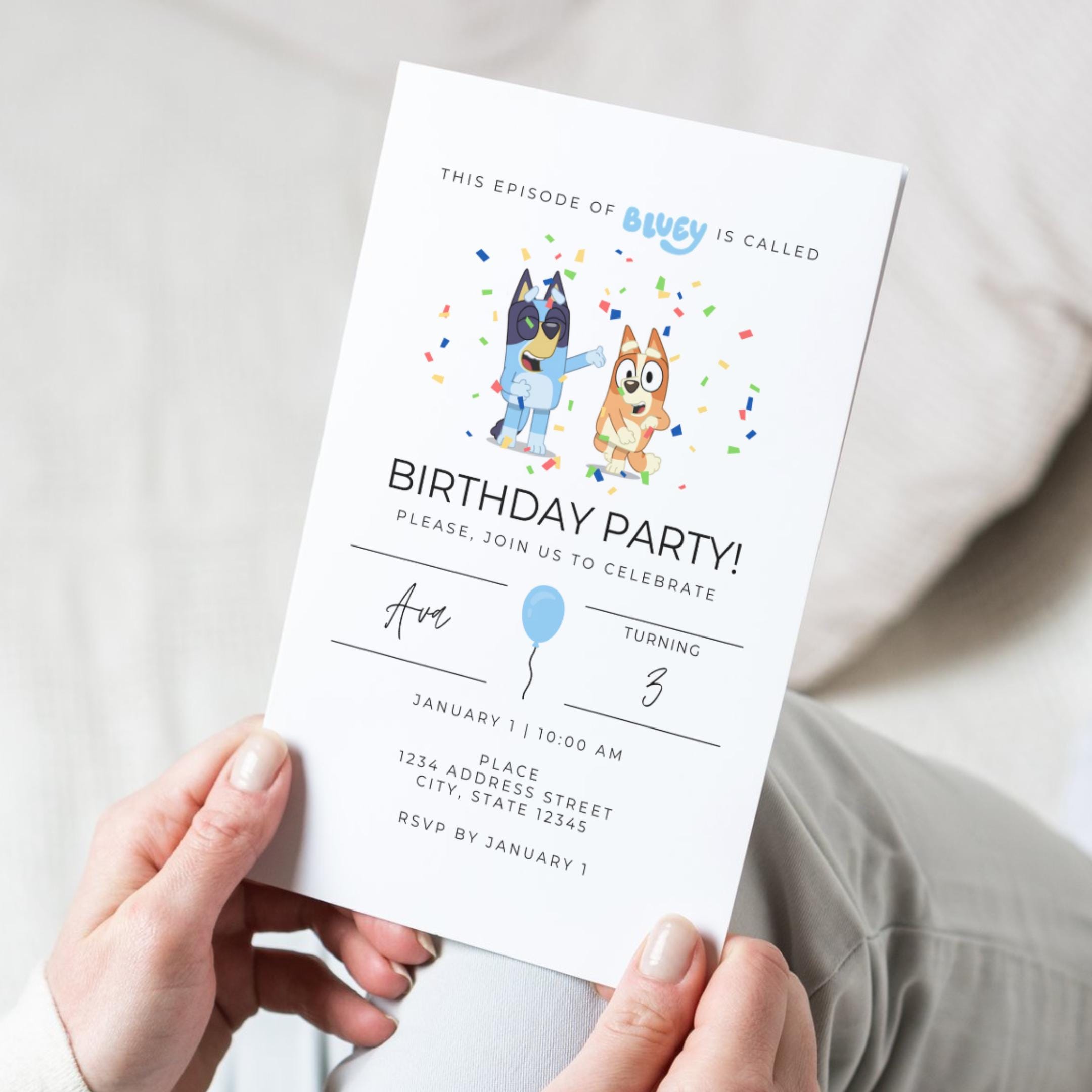 Customizable Party Invitations