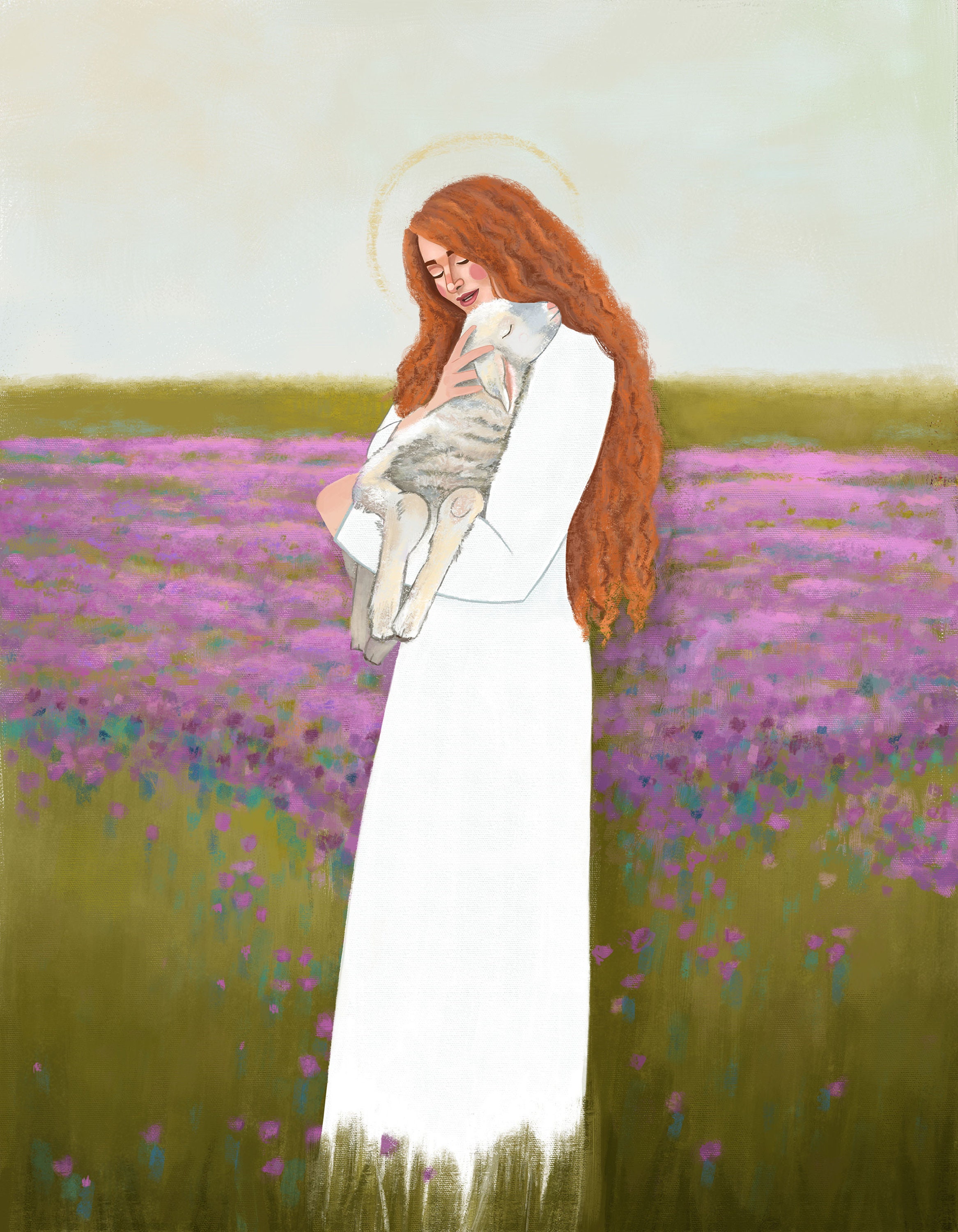 Easter Lamb of God Art Print / LDS Jesus Christ Christian Etsy