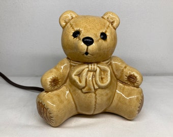 Vintage Teddy Bear Lamp