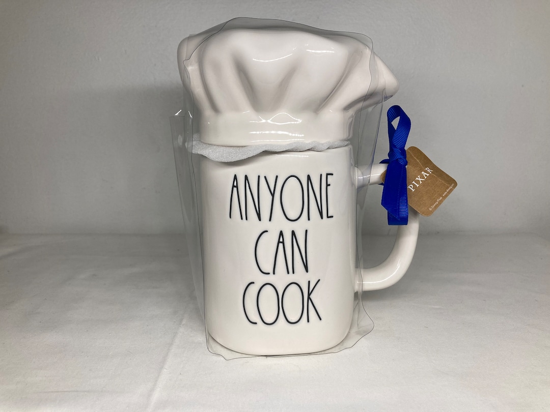 Rae Dunn Anyone Can Cook Mug With Chef Hat Lid Etsy