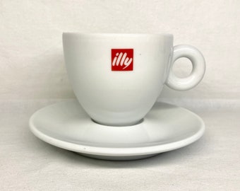 Illy Coffee Cappuccino Espresso Cup & Saucer