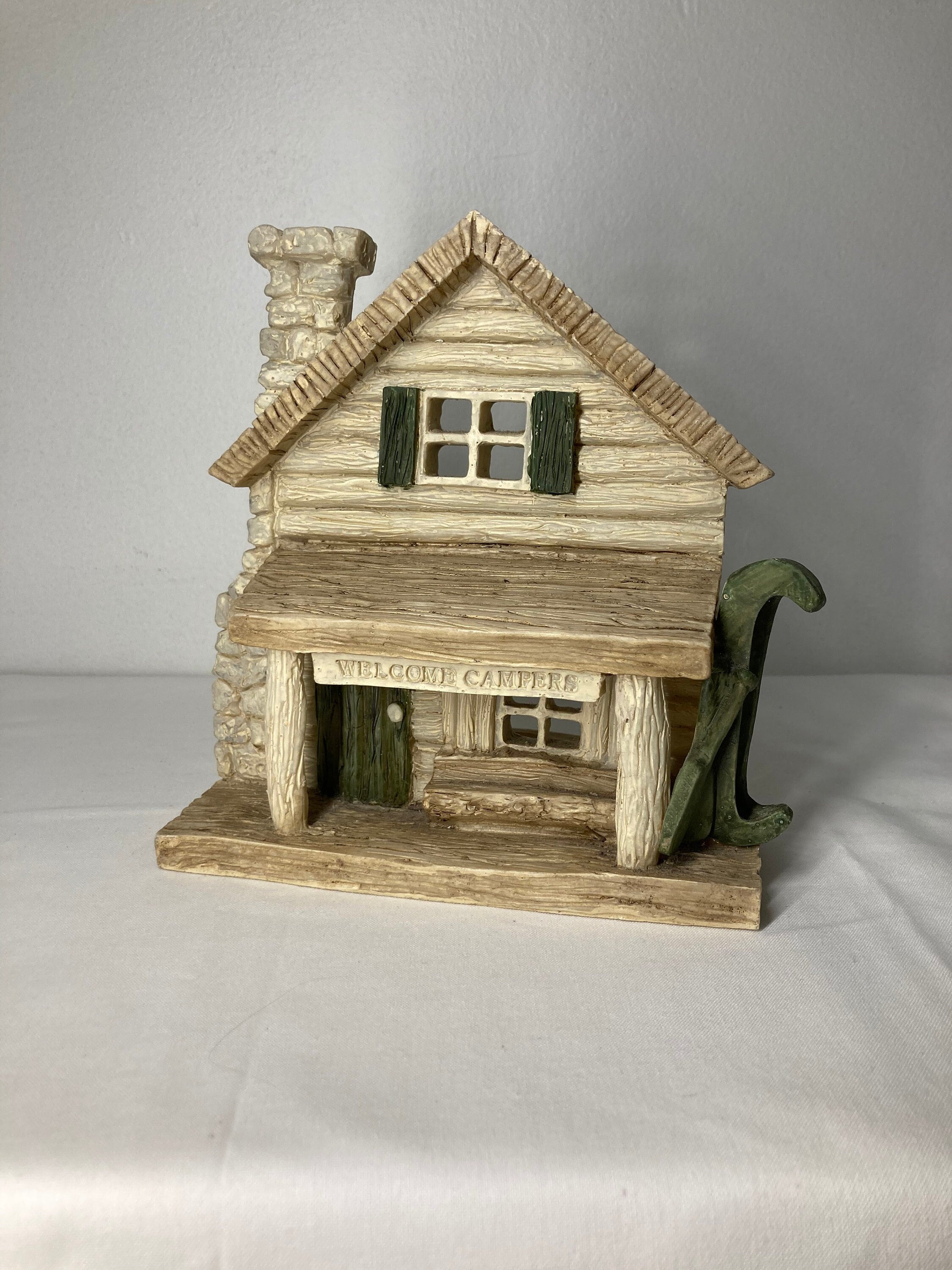 Vintage Rustic Campers Cabin Candle Nightlight Display - Etsy