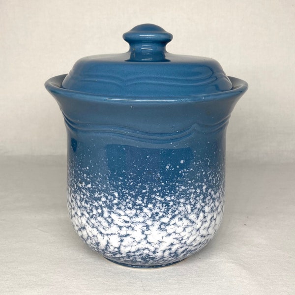 Blue and White Canisters Etsy