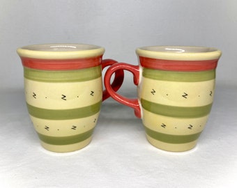 Pfaltzgraff The Secrets of Pistoulet by Jana Kolpen Set of 2 Mugs