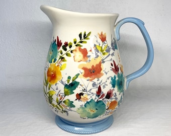 The Pioneer Woman 3.2 Quart Willow Stoneware Pitcher 10”