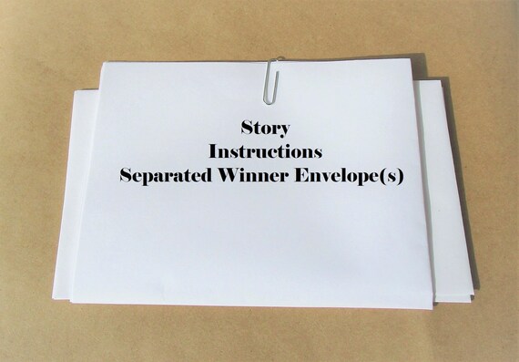 up to 30 players! Any theme Personalized Pass The Envelope Bridal Shower Game