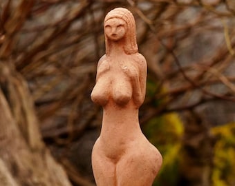 Female Goddess venus figurine ancient female sculpture