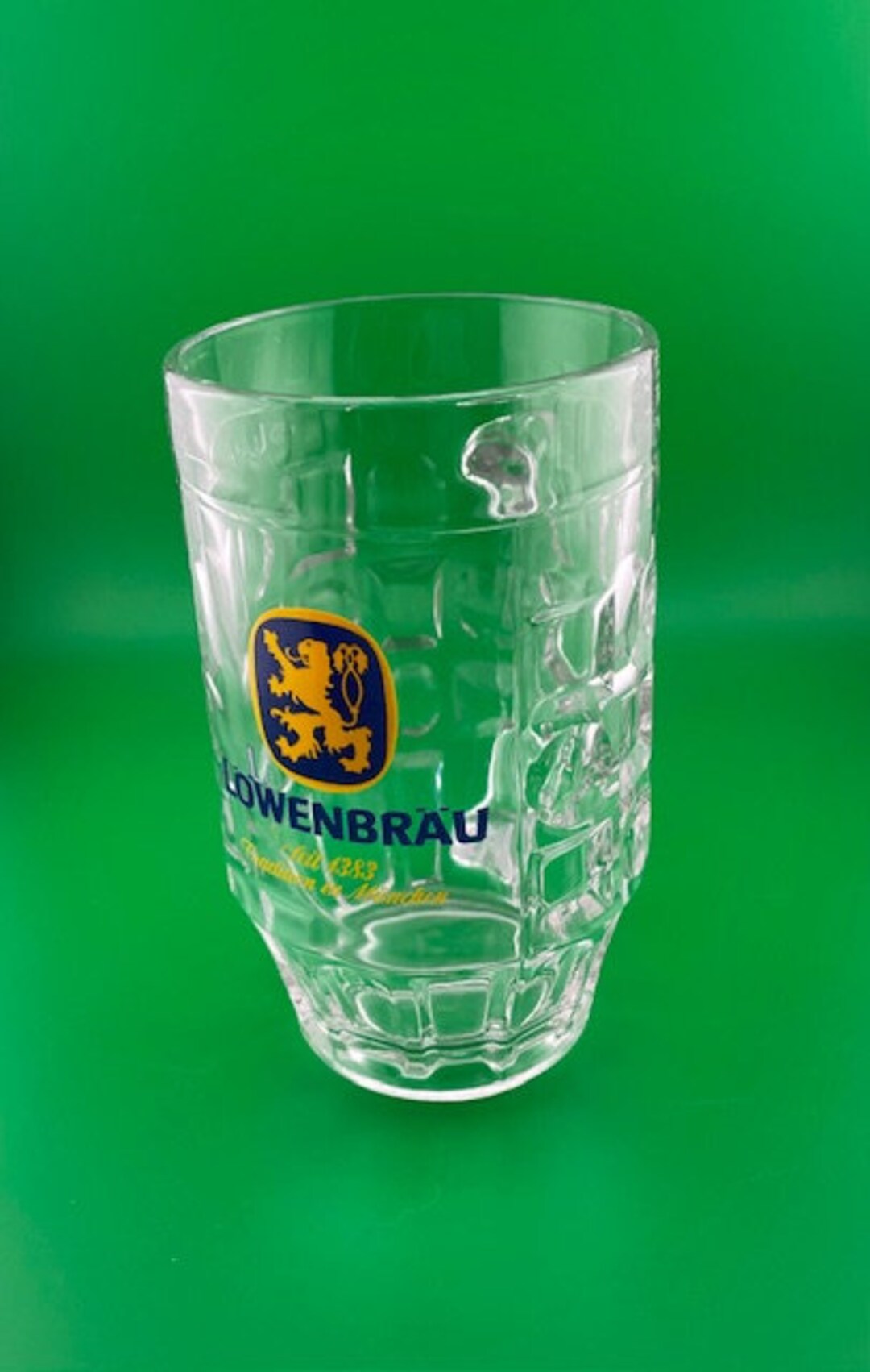 Vintage Lowenbrau Glass Mug/stein Etsy