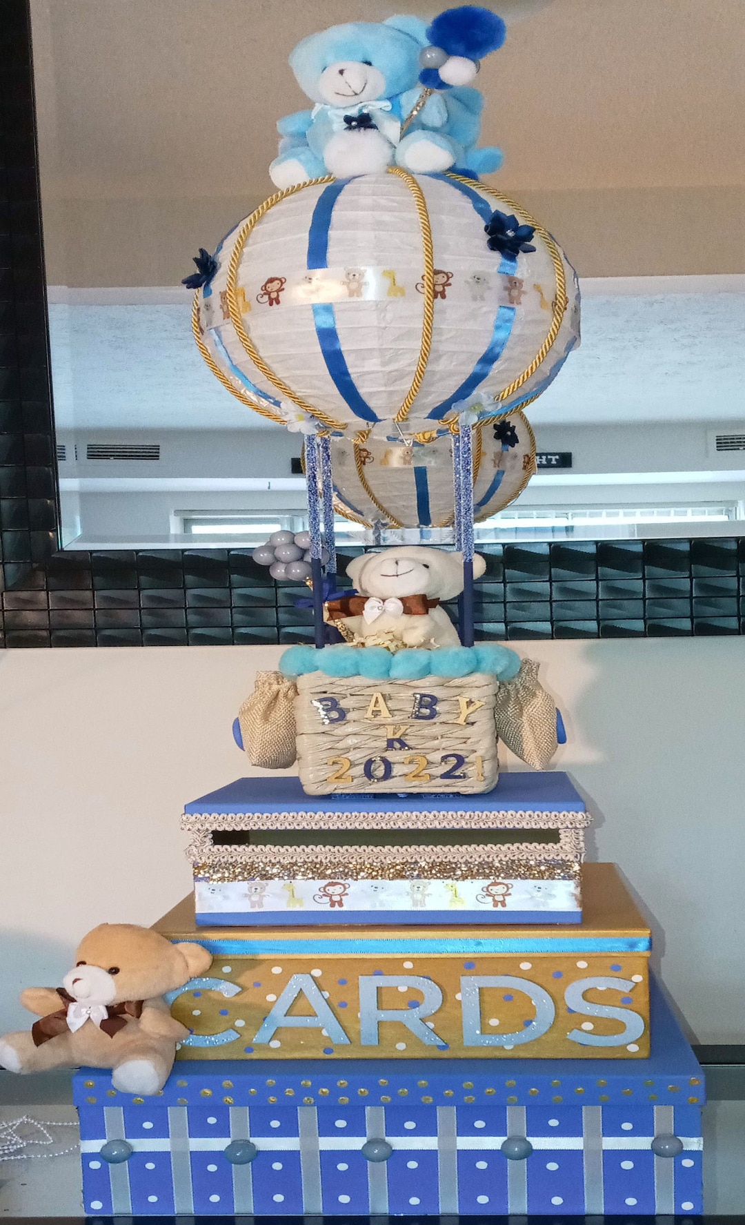 Customized Baby Shower Card Box Etsy