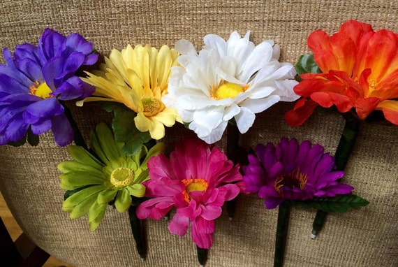 Customized Handcrafted Sharpie Marker Flower Pen for Bouquet Various Colors  and Flowers You Choose Quantity 