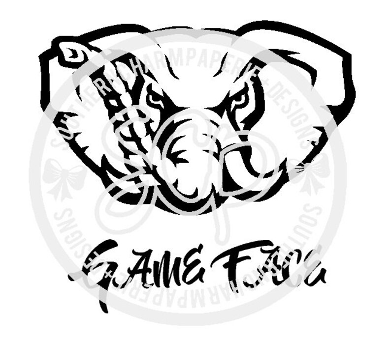 Free Free 153 Alabama Elephant Head Svg SVG PNG EPS DXF File