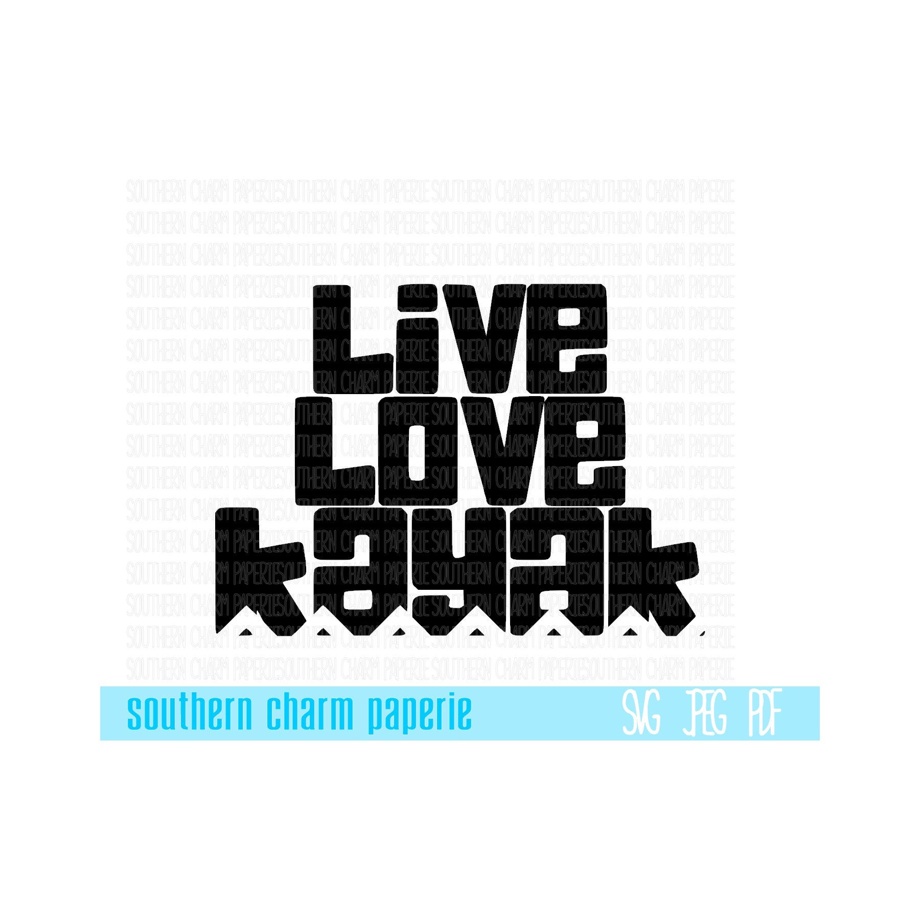 Download LIVE Love KAYAK svg Cut File for Silhouette Cameo Portrait ...