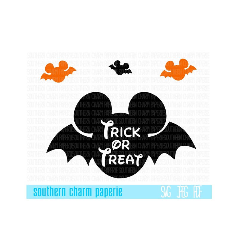 Download Trick or Treat Mickey Inspired Halloween Bat Bundle Svg ...