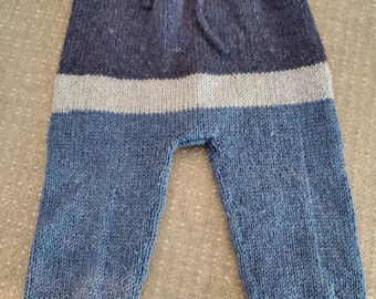 hand knit baby pants infant pants