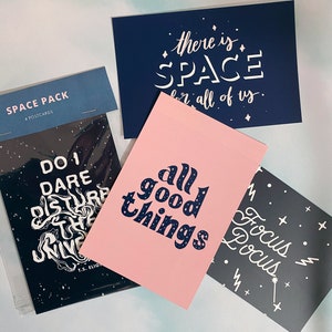 Cartes postales Space Pack