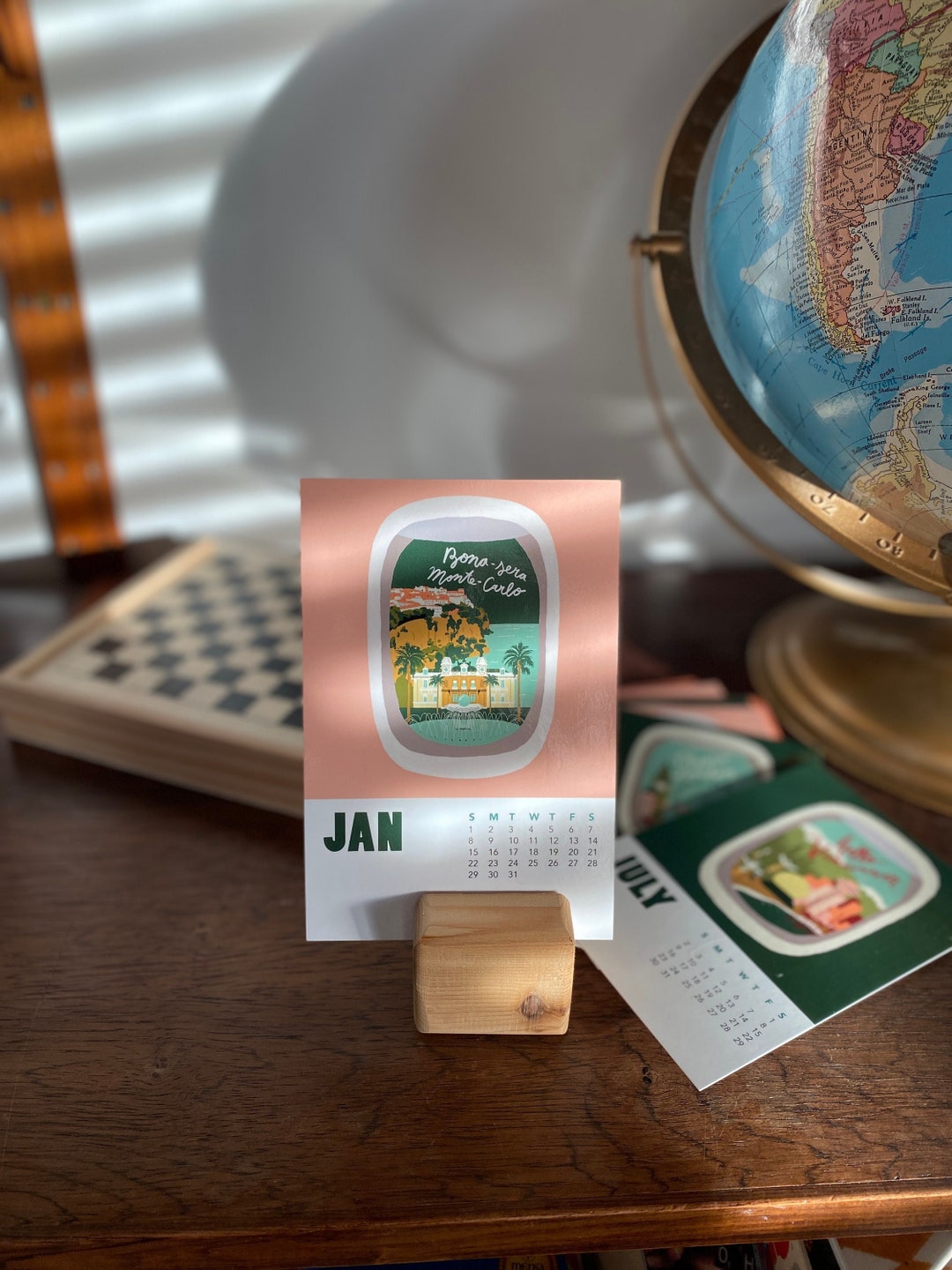 Around the World Calendar 2023 Etsy