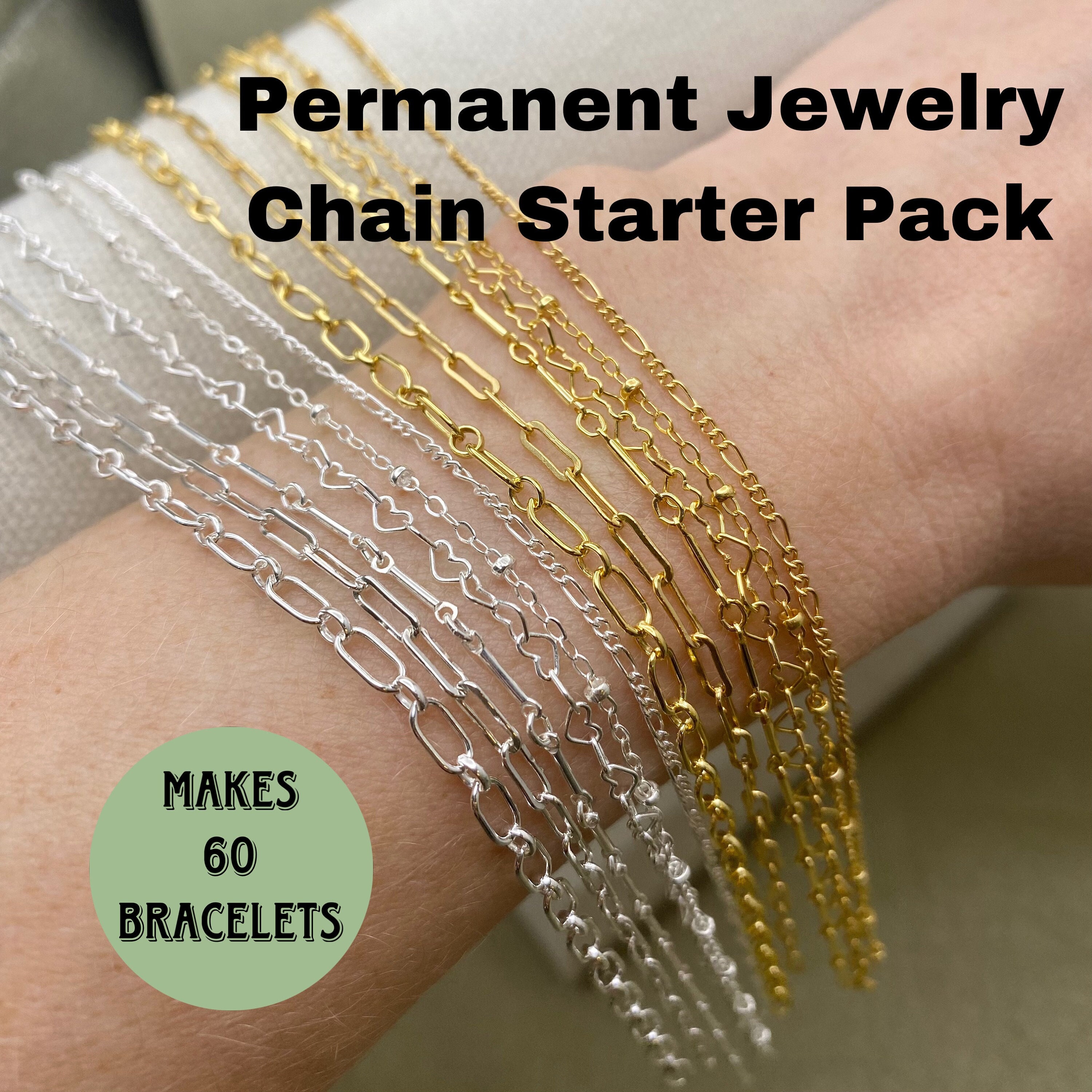 Permanent Jewelry Starter Kit-14k Gold Filled Chain Starter Package-permanent  Jewelry Chain by the Foot-jewelry Supply Chain With Bonus Gift 