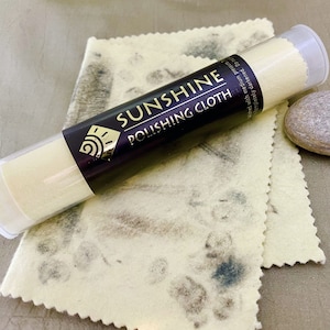 Paño grande para pulir Sunshine con tubo de almacenamiento - Herramientas para estampación manual - Suministros para joyería - Herramientas al por mayor T2