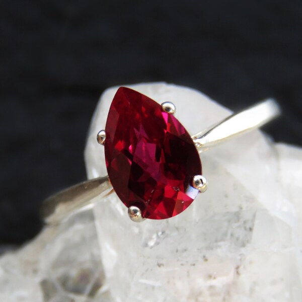 Ruby Engagement Ring Etsy