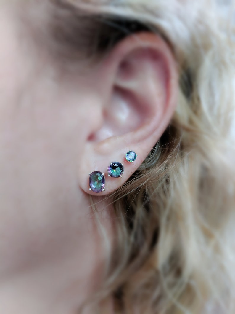 alexandrite earring set