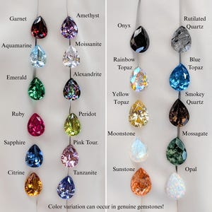 ring, aurora, toi et moi, custom, two stone, emerald cut and teardrop, genuine gemstone red garnet, purple amethyst, light blue aquamarine, clear quartz, opal, green emerald, multicolor alexandrite, rainbow topaz, pink ruby, light green peridot, blue sapphire, pink tourmaline, orange citrine, blue-purple tanzanite, sunstone, smokey quartz, onyx, moss agate, rutilated quartz, in silver yellow gold rose gold 14k solid gold