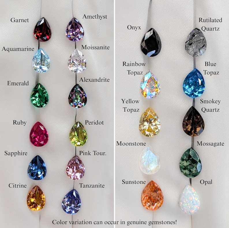 ring, aurora, toi et moi, custom, two stone, emerald cut and teardrop, genuine gemstone red garnet, purple amethyst, light blue aquamarine, clear quartz, opal, green emerald, multicolor alexandrite, rainbow topaz, pink ruby, light green peridot, blue sapphire, pink tourmaline, orange citrine, blue-purple tanzanite, sunstone, smokey quartz, onyx, moss agate, rutilated quartz, in silver yellow gold rose gold 14k solid gold