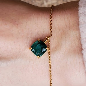 Genuine Emerald Bracelet, matching emerald bracelet, unique emerald bracelet, raw emerald bracelet, may birthstone bracelet