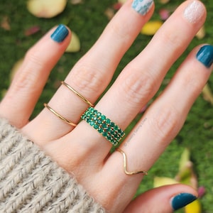 emerald eternity band