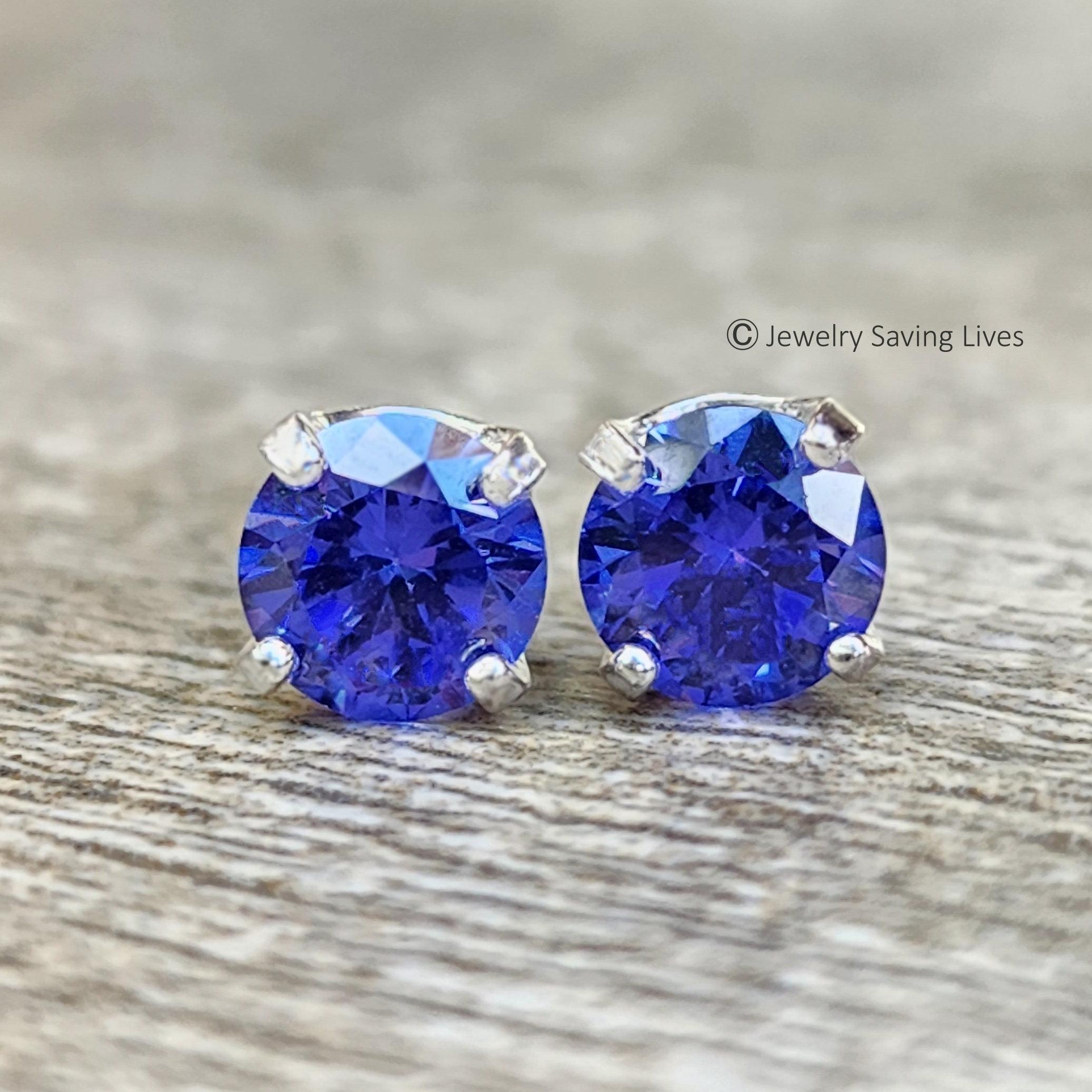 Tanzanite earrings for sale deals