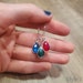 Dangle Family Tree Necklace, Custom Family Tree Necklace, Real Gemstone ...