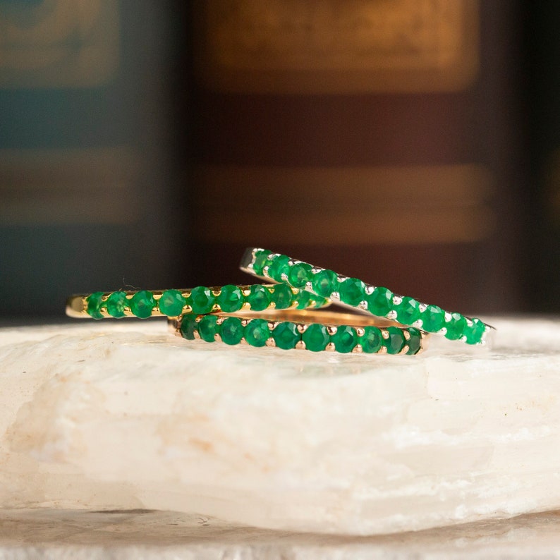 emerald eternity band