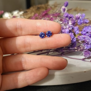 white gold tanzanite earrings